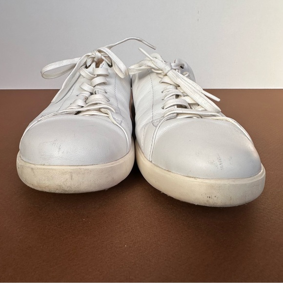 Cole Haan Men’s Grand Crosscourt II White Leather Sneakers C26515 - Size 10M - Picture 4 of 10